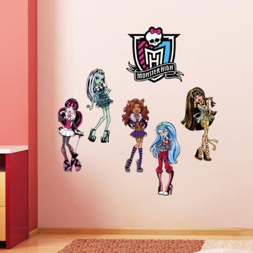 WOOTOP-Monster High DIY Removable Art Vinyl Quote Wall Sticker Decal Mural Home Room Decoration