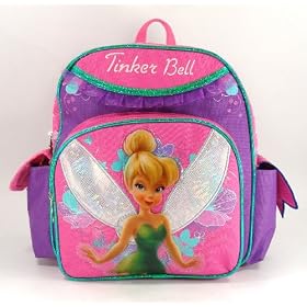 Disney Tinkerbell Purple Daisy 10" Mini Backpack