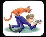 Mouse Pad with man, body, individuals, individual, humans, mouse, person, toy, human, persons, cat, teaching, people, pet