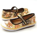 Wild Diva Momo04 Flats Yellow