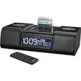 iHome iP9 Speaker Dock with Clock Radio for iPod and iPhone (Black)