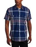 Nautica Mens Short Sleeve Large Plaid Shirt