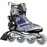 Rollerblade Crossfire 4D Mens Inline Skates - 7.5/Blue-Gray