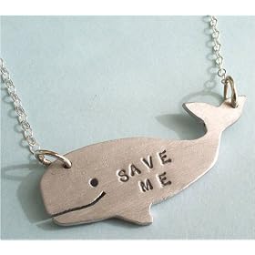 Christy Robinson Save Me Whale Pendant Necklace