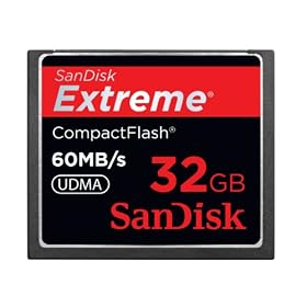 SanDisk - Carte M�moire CompactFlash - Extreme - 60 Mo/sec - 32 Go