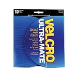 Velcro 1-Inch by 10-Feet Ultra-Mate Glue-on Strip, Black