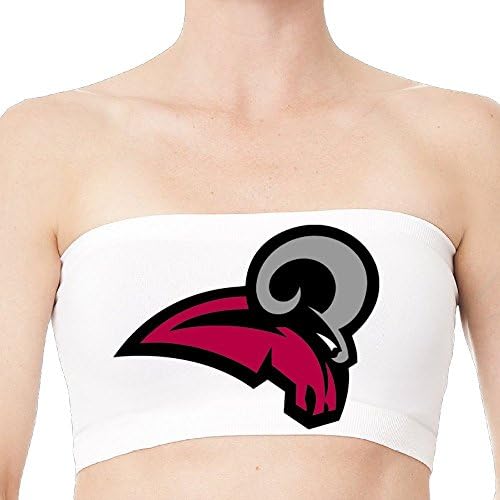 White University Of Mobile1 Strapless Bandeau Top For Lady One Size