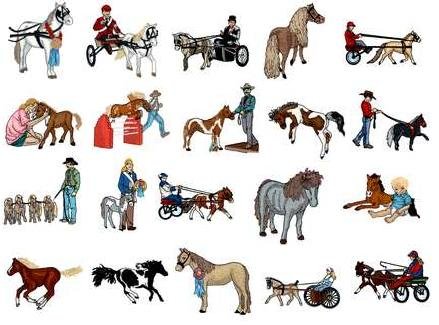 OESD Embroidery Machine Designs CD HORSES 8
