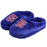Fresno State Bulldogs Royal Blue Ladies Fuzzy Slippers