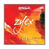 D'Addario Zyex Violin String Set, 1/2 Scale, Medium Tension
