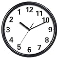 10"D Novelty Wall Clock, Time is coming back! - 10x10x1.5