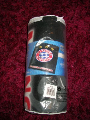FC Bayern München Fleecedecke 150/200 schwarz 3-Sterne, Schnäppchen