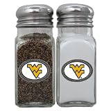 Review Bergamot  / West Virginia Mountaineers NCAA Logo Salt/Pepper Shaker Set