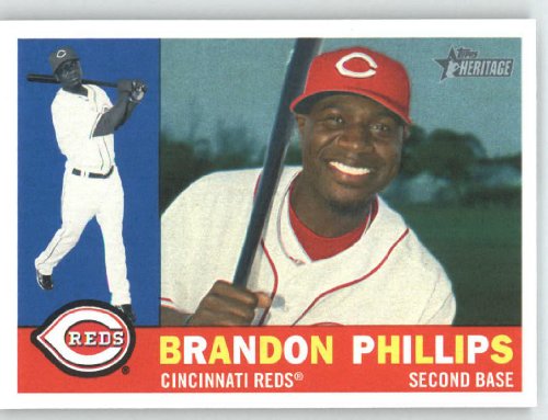 2009 Topps Heritage #173 Brandon Phillips - Cincinnati Reds (Baseball Cards)