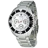 Constantin Durmont Herren-Armbanuhr Seawolf CD-SEAW-QZ-ST-STBK-WH