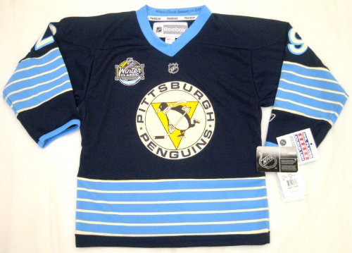Marc-andre Fleury Pittsburgh Penguins Youth L/xl Jersey Winter Classic Printed