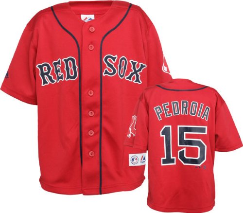 Dustin Pedroia Boston Red Sox #15 Red Youth Player Jersey