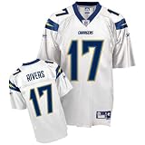 Reebok San Diego Chargers Philip Rivers Premier White Jersey Small