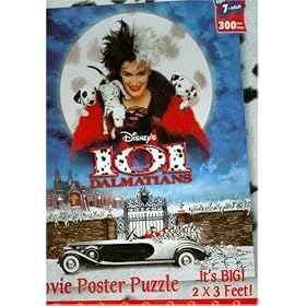 Disney Movie Poster Puzzle - 101 Dalmations - 300 Pieces