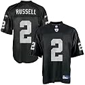 JaMarcus Russell Jersey: Reebok Black Replica #2 Oakland Raiders Jersey