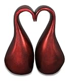 Scarlet Swan Brass Companion Cremation Urns