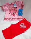 Girl Size 12 Months, Love a Lot Bear, Care Bear 2 Pc Dress, Outfit, Great for Halloween Costume