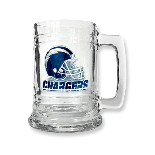 San Diego Chargers 15oz Glass Tankard