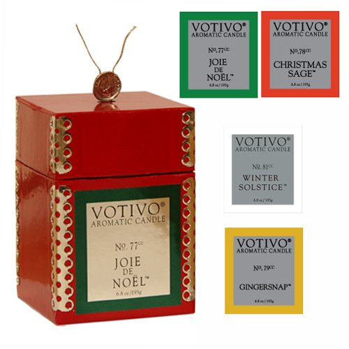 Votivo Aromatic Holiday Collection Candles - 6.8 oz