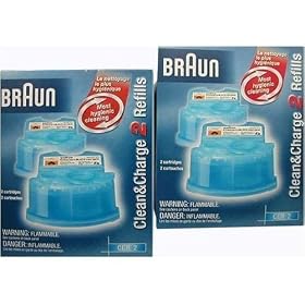 Braun CCR2 Cleaner Refill Kit (4 pack)