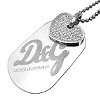 D&G ドルチェ&ガッバーナ(ディーアンドジー) プレートデザイン ネックレス DJ0638 D&G ドルチェ&ガッバーナ(ディーアンドジー) プレートデザイン ネックレス DJ0638