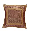ShalinCraft Pillowcases India Gift Christmas Presents Silk Fabric 16x16 inches (bcbr332)
