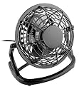 Black USB Retro Desk Fan for PC , Laptop , Netbook, Apple Macbook , iMac