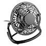 Black USB Retro Desk Fan for PC , Laptop , Netbook, Apple Macbook , iMac