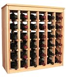 36 Bottle Deluxe Cabinet Style Wine Rack (Ponderosa Pine)