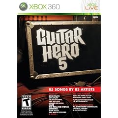 Guitar Hero 5 XBOX 360 - Game only