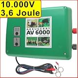 12V Akku Weidezaunger�t- Batterieger�t AV 6000, inkl. Pr�fer f�r ihren Weidezaun