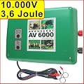 12V Akku Weidezaunger�t- Batterieger�t AV 6000, inkl. Pr�fer f�r ihren Weidezaun