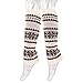 TrendsBlue Soft Snowflake Knit Leg Warmers - Different Colors Available