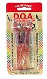 DOA 1/2 OZ - 4 SHRIMP CLEAR /RED GLITTER 3 PACK D.O.A.