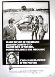 Two-Lane BlackTop-Laurie Bird James Taylor 25x39 Poster
