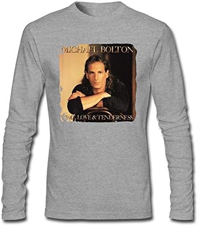 FRUN Men's Michael Bolton Time Love &amp; Tenderness Long Sleeve T-Shirt