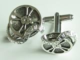 Silver Film Reel Cuff Links By Classic Cufflinks
