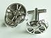 Silver Film Reel Cuff Links By Classic Cufflinks