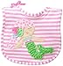 Mud Pie Baby Mermaid Bib, Multi, One Size