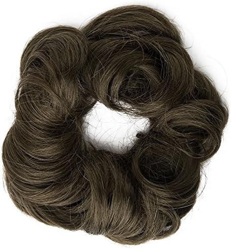 Fun Bun Synthetic Hair Scrunchie 12 Light Ash Brown
