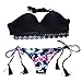Kingfansion Women's Bikini Set Sexy Bra Floral Swimsuit Push-up Swimwear