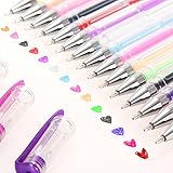 Ohuhu 60 Color Gel Pen Set / Drawing Pens for Coloring book, Sketching, Drawing, Painting and Writing