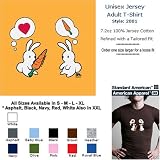 KIDS / BUNNY LOVE T-Shirt - 100% Fine Jersey Combed Cotton Unisex T-Shirt - Sweat Shop Free