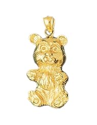 CleverEves 14K Gold Pendant Teddy Bear 10.7 - Gram(s)