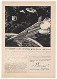 1963 Marquardt Propulsion Engineers Aerospaceplane Print Ad
